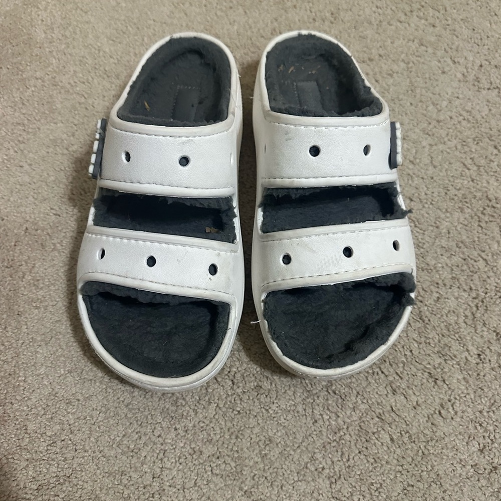 CROCS White and gray Women's Sandals